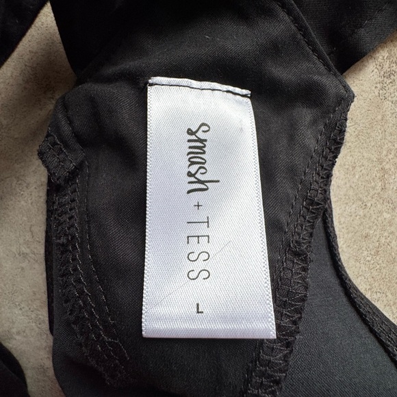 Smash + Tess Elegant Black Shortalls - Picture 4 of 5